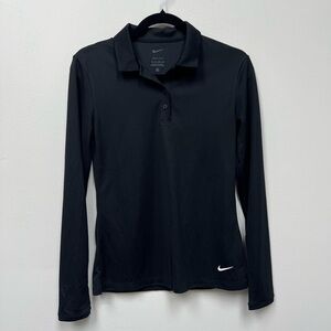 Nike Dri Fit Long Sleeve Golf Polo